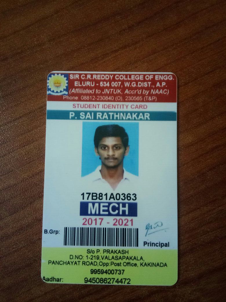 Sai Rathnakar P
