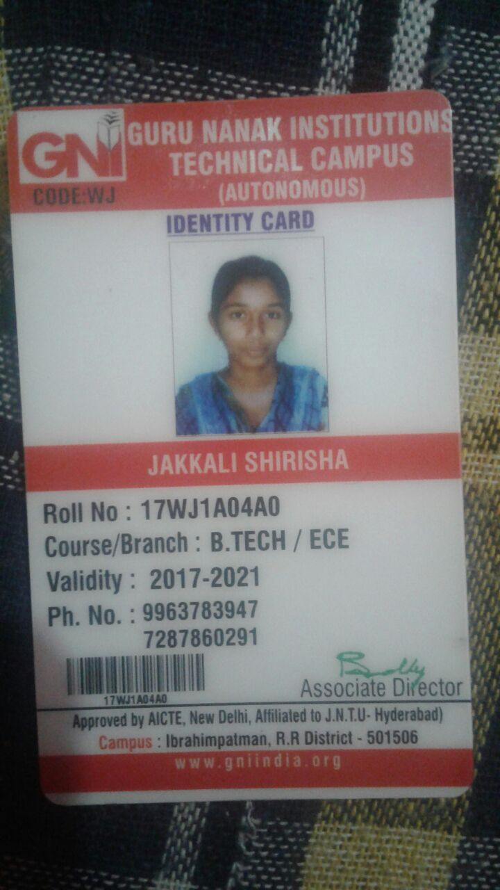 Jakkali shirisha