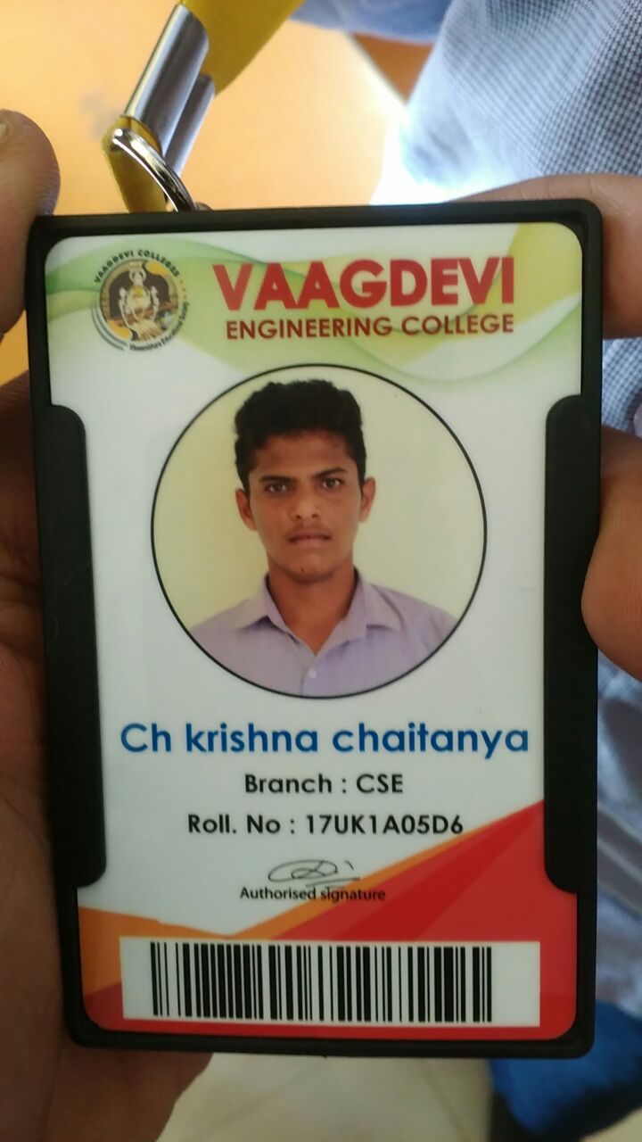 Ch Krishna chaitanya