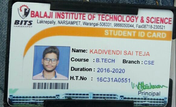 KADIVENDI SAI TEJA