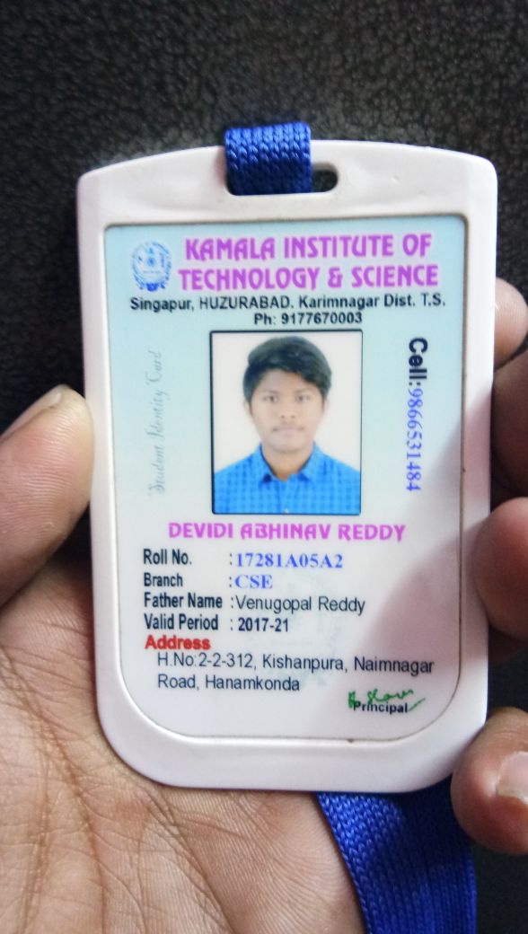 DEVIDI ABHINAV REDDY