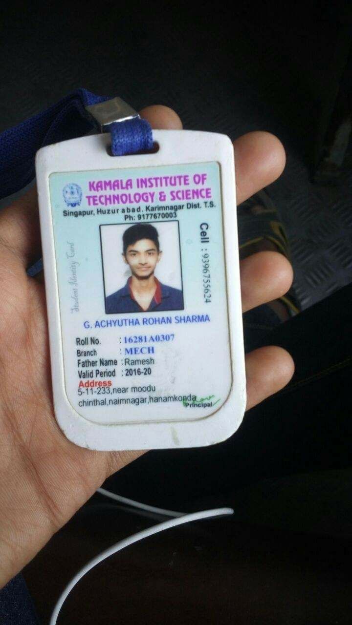 G achyutha rohan sharma