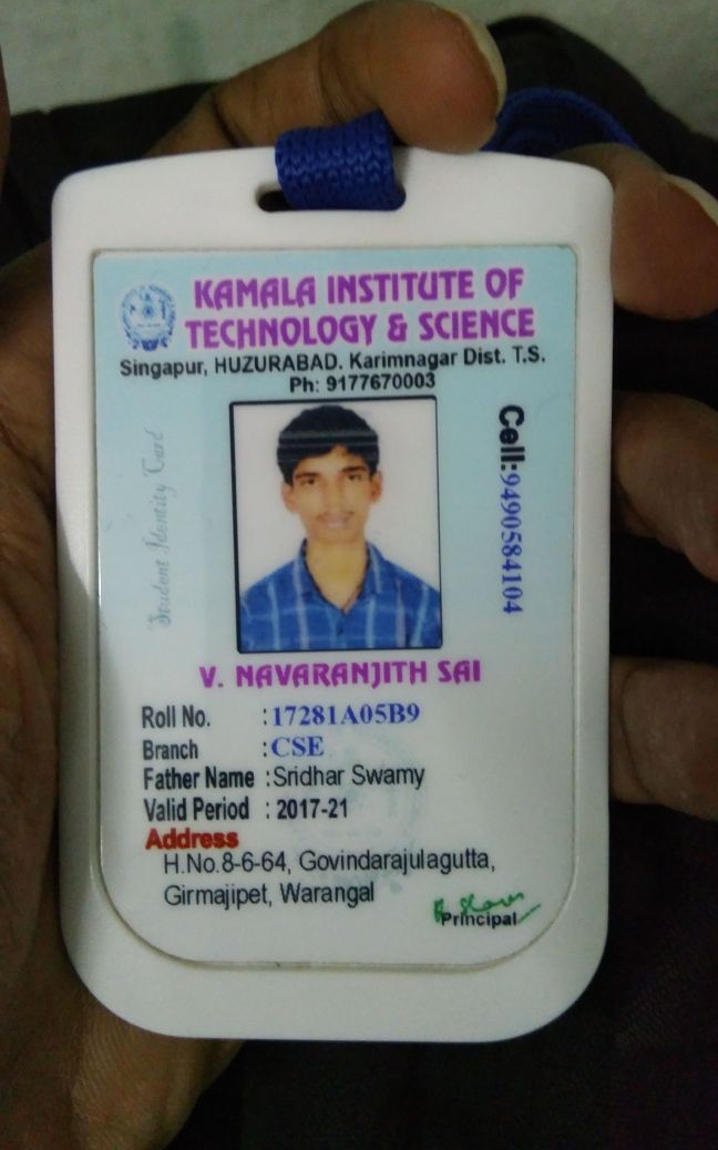 V NAVARANJITH SAI