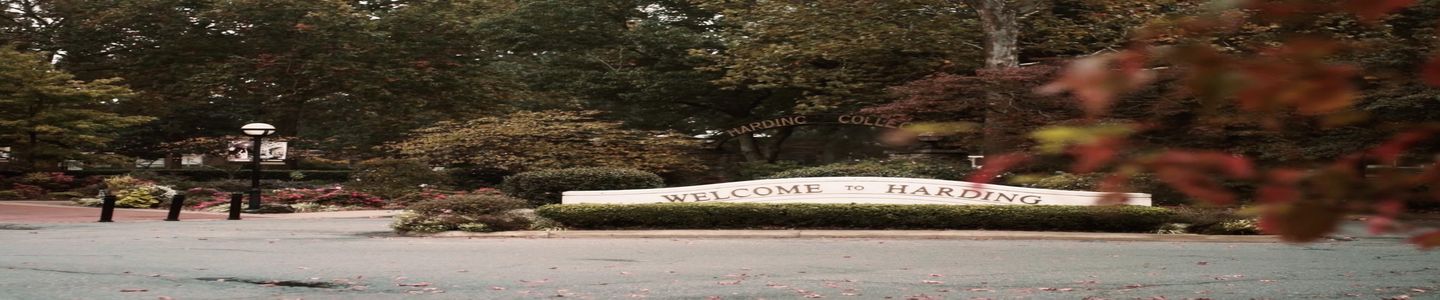 Harding University banner