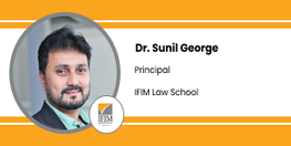 Interview Dr Sunil George Principal at IFIM Law School Bangalore