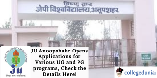 JU Anoopshahr Opens Applications for Various UG and PG programs, Check the Details Here!