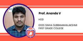GSSS Simha Subba Mahalakshmi First Grade College, HOD: Prof. Ananda V. Interview