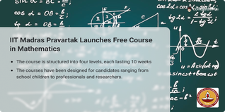 IIT Madras Pravartak Launches Free Course in Mathematics; Apply till August 9
