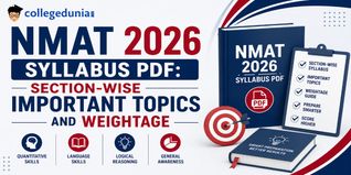 NMAT 2026 Syllabus PDF: Section-Wise Important Topics and Weightage
