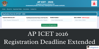 AP ICET 2026 Registration Deadline Extended Till March 17; Apply @cets.apsche.ap.gov.in