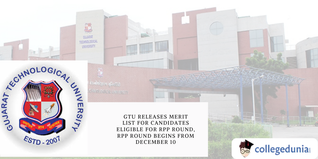 GTU Releases Merit List for Candidates Eligible for RPP Round, RPP Round Begins From December 10