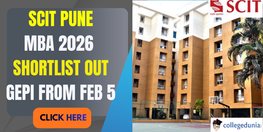 SCIT Pune Releases MBA Admission 2026 Shortlist
