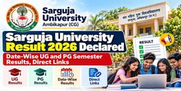 Sarguja University Result 2026