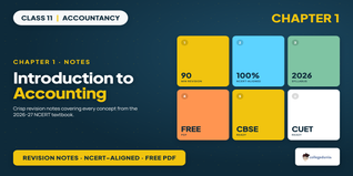 Class 11 Accountancy Chapter 1 Introduction to Accounting Notes