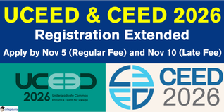 UCEED and CEED 2026 Registration Deadline Extended to November 5; Apply Here!