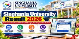 Singhania University Result 2026 Released