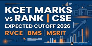 KCET Marks vs Rank CSE – RVCE, BMS & MSRIT 2026 Expected Cutoff