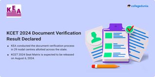 KCET Counselling 2024 Document Verification Result Out @cetonline.karnataka.gov.in, Get Direct Link Here