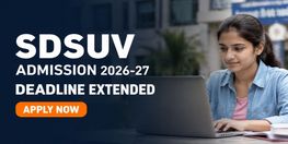 SDSUV UG and PG Admission 2026 27 Deadline Extended Till September 7
