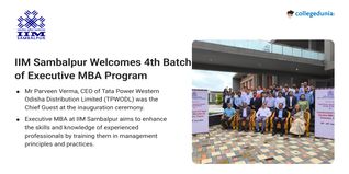 IIM Sambalpur Kicks Off 4th Batch of EMBA Program with 41 Working Professionals