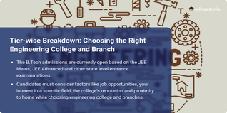 How to Choose an Engineering College/Branch in 2024: Get Tier 1, 2, 3 College Guide Here