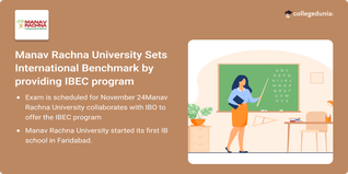 Manav Rachna University Becomes the First Ever University to Offer IBEC in PYP, MYP & DP
