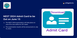 NEST 2024 Admit Card to be Out on June 15; Know How to Download Here