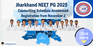 Jharkhand NEET PG 2025 Counselling Schedule Announced; Registration from November 2