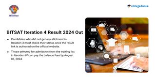 BITSAT Iteration 4 Result 2024 Out @bitsadmission.com; Know Steps to Check Your Status Here