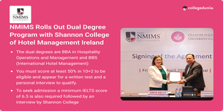 NMIMS Rolls Out Dual Degree Program with Shannon College of Hotel Management Ireland; Check Details Here