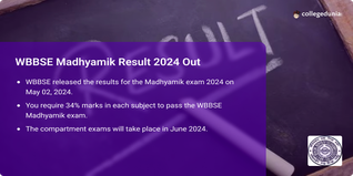 WBBSE Madhyamik Result 2024 Out @wbresults.nic.in; Check Direct Link Here