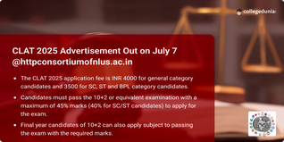 CLAT 2025 Advertisement Out on July 7 @consortiumofnlus.ac.in, Application Tentatively Starts in July