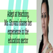 Adept at teaching, Ms. Shivani shares her experience in the education sector