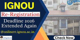 IGNOU Re-registration Deadline Extended Again for January Session 2026; Apply by February 15