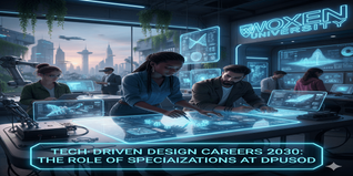 Tech-Driven Design Careers 2030: The Role of Specializations at Woxsen University