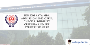 IEM Kolkata MBA Admission 2025 Open; Check Eligibility Criteria and Fee Structure Here