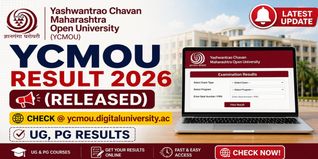 YCMOU Result 2026 (Out) Check @ycmou.digitaluniversity.ac: UG, PG Results