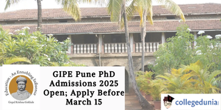 GIPE Pune PhD Admissions 2025 Open; Apply Before March 15