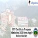 HPU Certificate Programs Admissions 2025 Open; Apply Before March 6