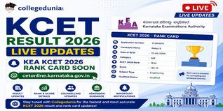 KCET Result 2026 Live Updates: KEA KCET 2026 Rank Card Out @cetonline.karnataka.gov.in