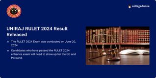UNIRAJ RULET 2024 Result Released @rulet.univraj.org; Check Direct Link, Steps to Download Here
