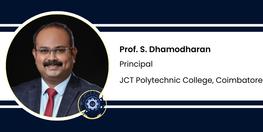 Interview Prof S Dhamodharan Principal at JCT Polytechnic College