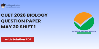 CUET 2026 Biology May 20 Shift 1 Question Paper- Download Answer Key and Solution PDF
