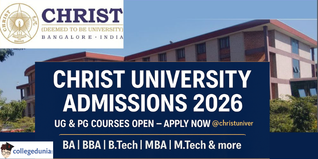 Christ University Releases Admission Schedule for Academic Session 2026; Apply Now @christuniversity.in