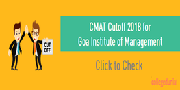 CMAT Cutoff  for Goa Institute of Management GIM