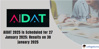 AIDAT 2025: Examination Scheduled for 27 Jan 2025; Results on 30 Jan 2025