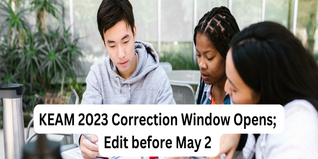 KEAM 2023 Correction Window Opens; Edit before May 2