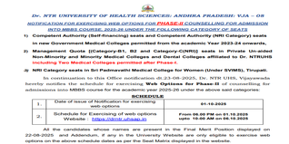 AP NEET UG Phase 2 Counselling 2025 Begins for MBBS Management Quota Admissions; Check details here