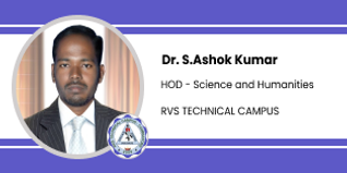 RVS Technical Campus, HOD Science And Humanities: Dr. S. Ashok Kumar Interview