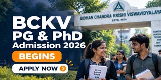 BCKV PG and PhD Admission 2026 Begins; Apply Now